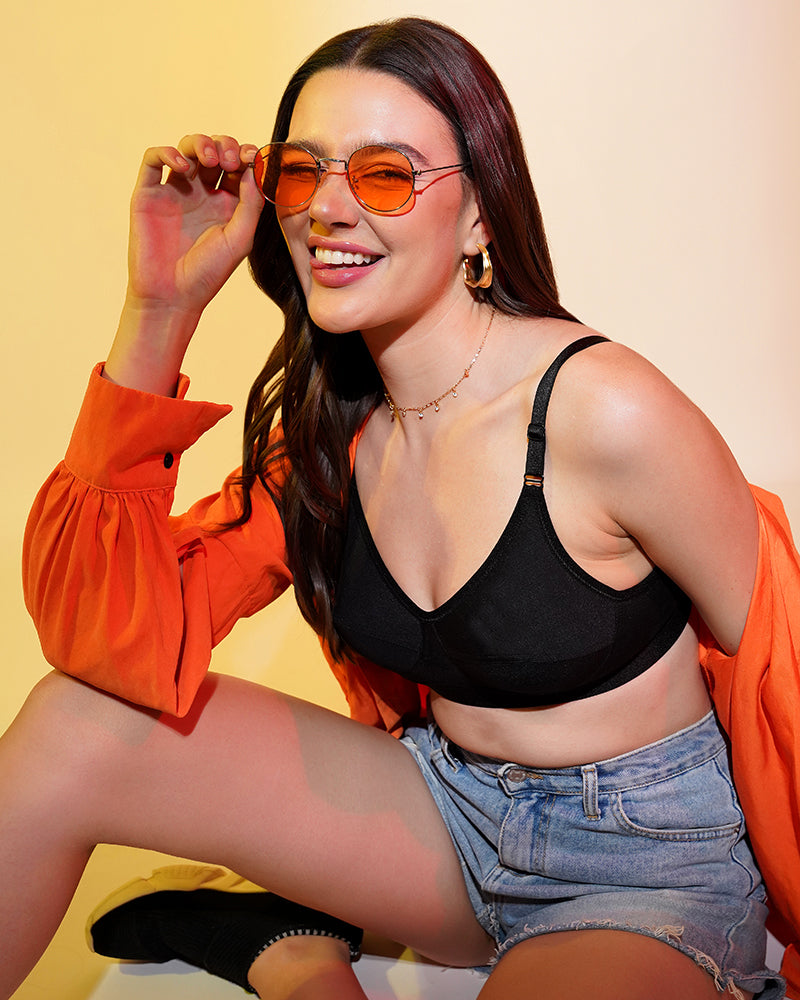 Teenager Premium Bra Crystal Black