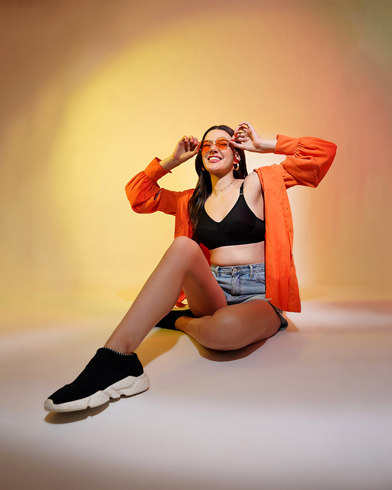 Teenager Premium Bra Crystal Black