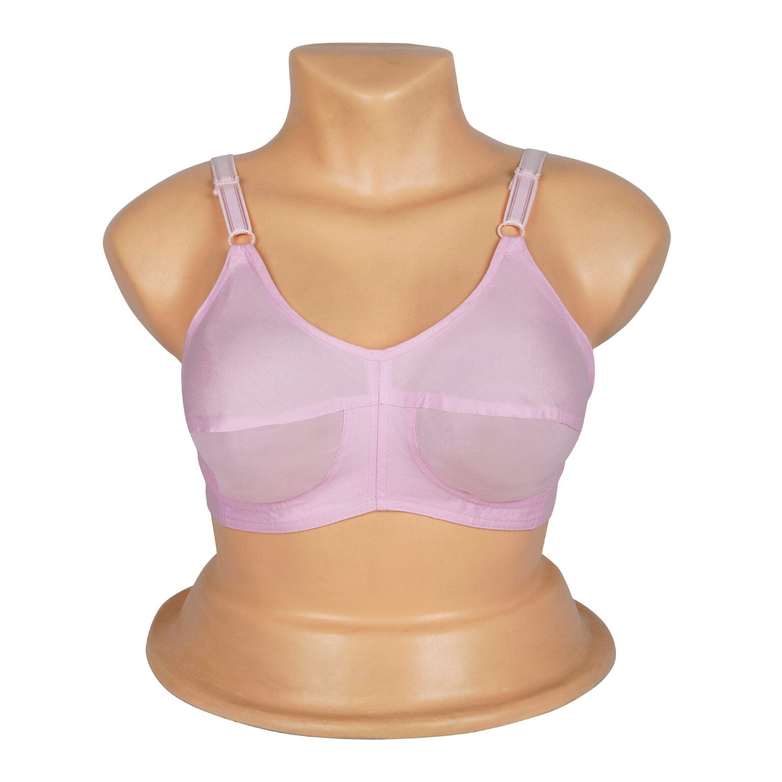 Teenager Cotton Bras With Lycra Straps – Pink
