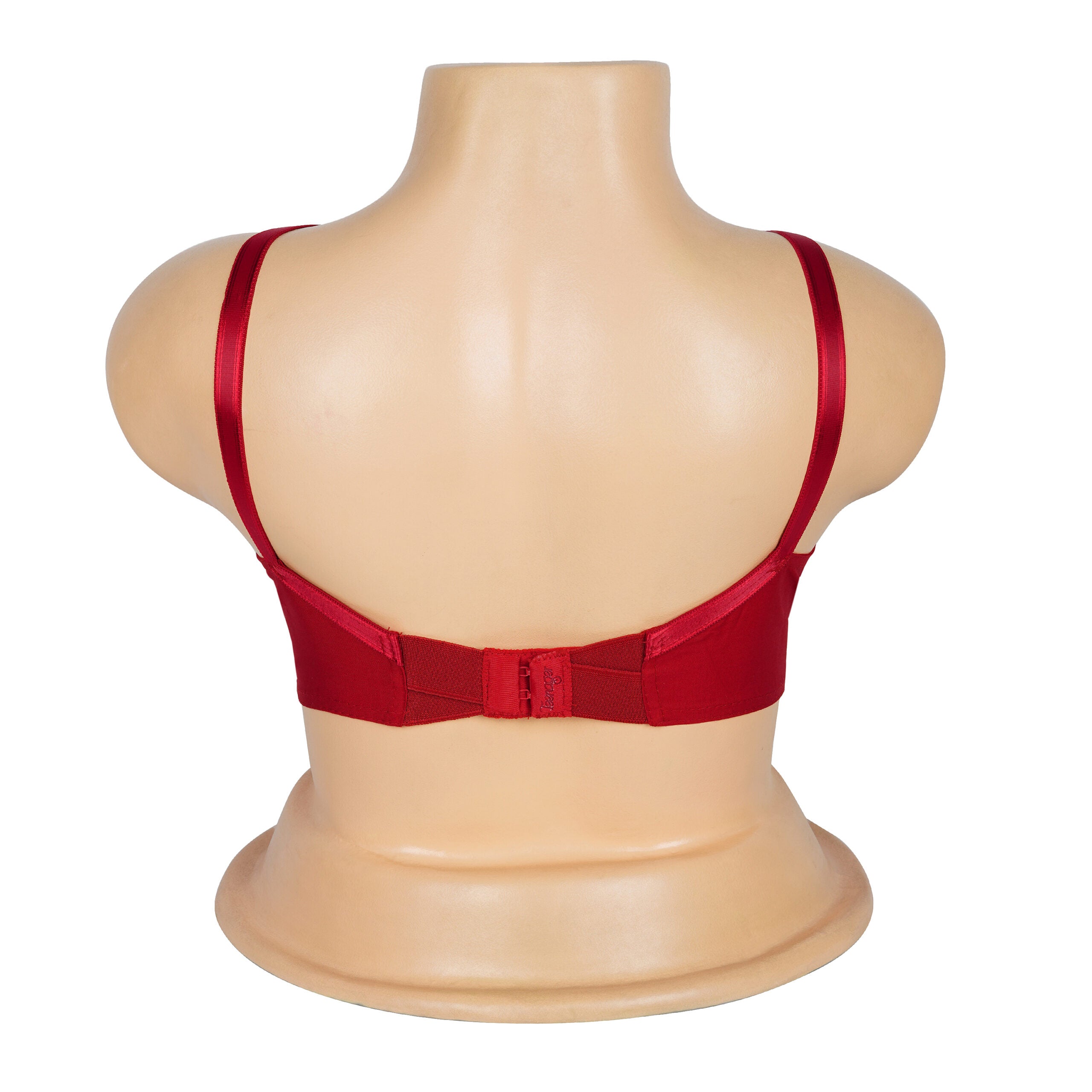 Teenager Cotton Bras With Lycra Straps – Red