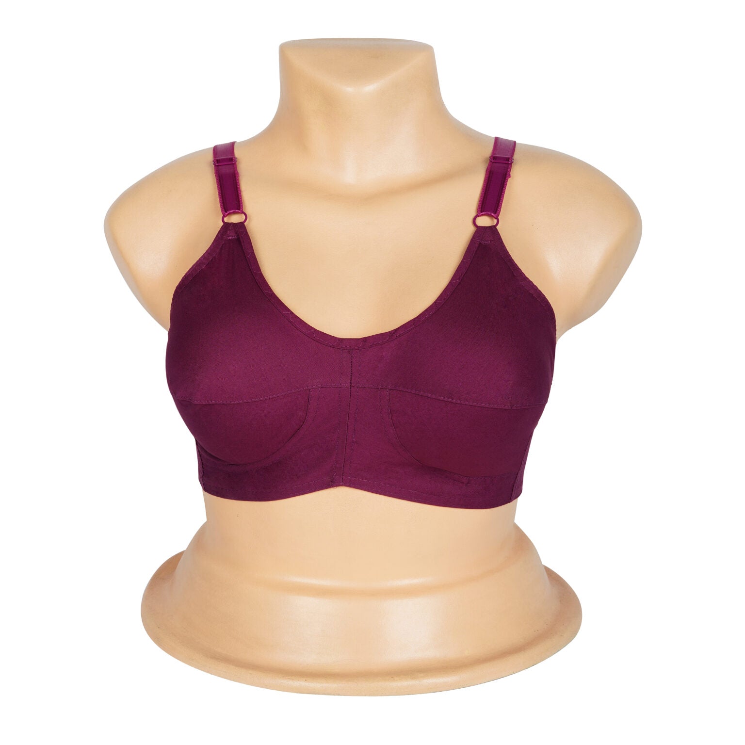 Teenager Cotton Bras With Lycra Straps – Purple
