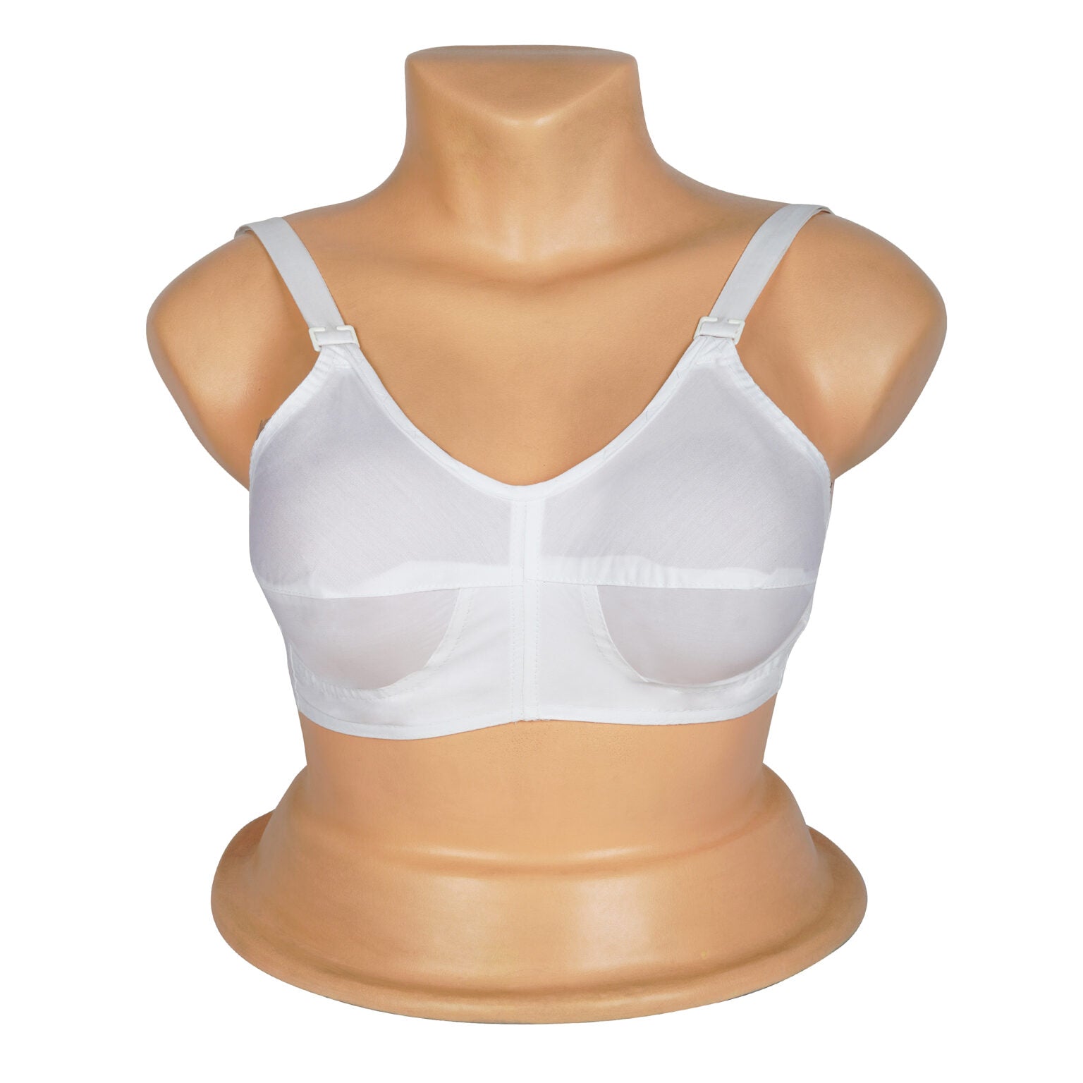 Teenager Cotton Bras With Cotton Straps – White
