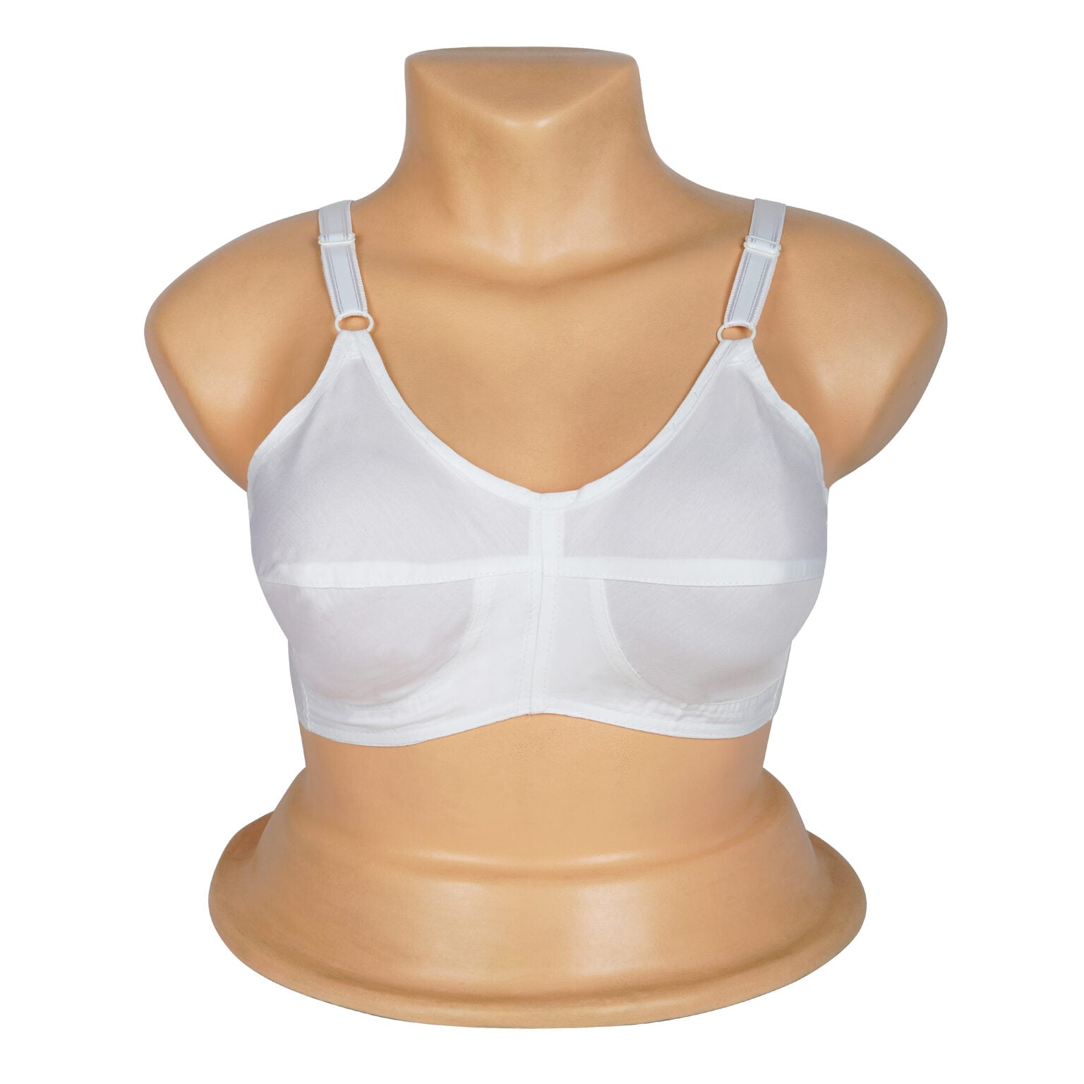 Teenager Cotton Bras With Lycra Straps – White