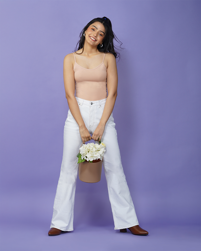 Teenager Solid Camisole Bra – Skin