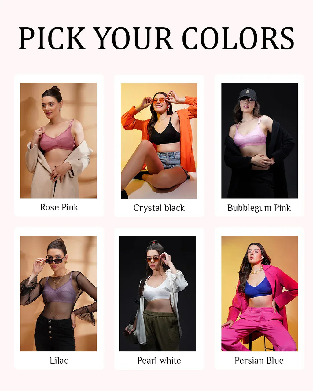 Premium Bras – Pack of 3