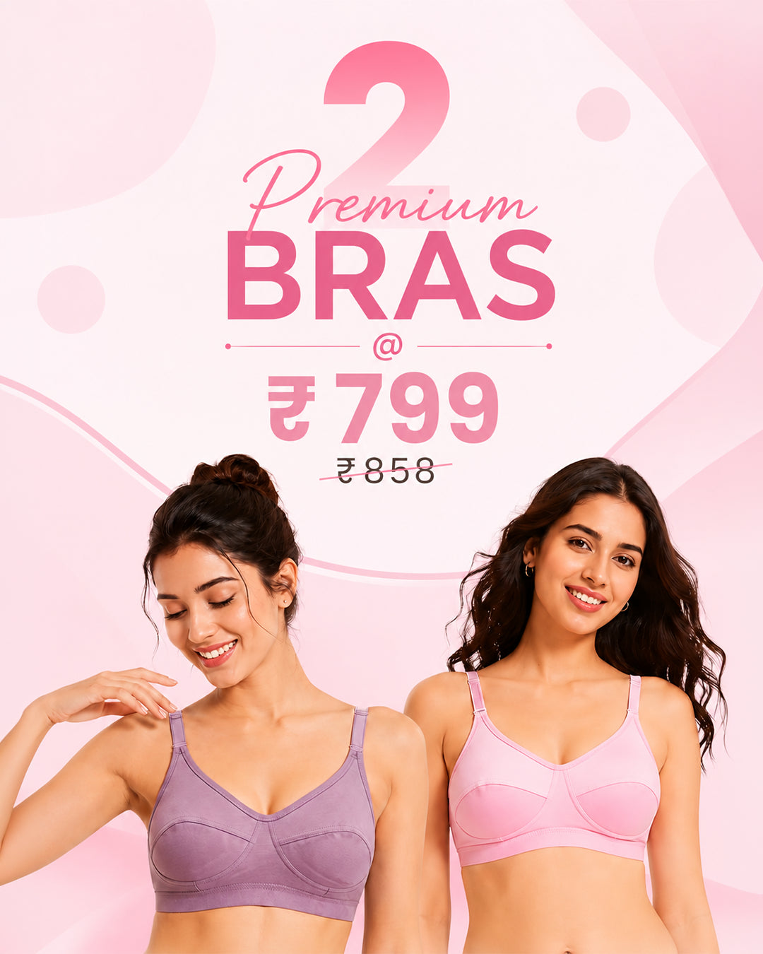 Premium Bra - Pack of 2