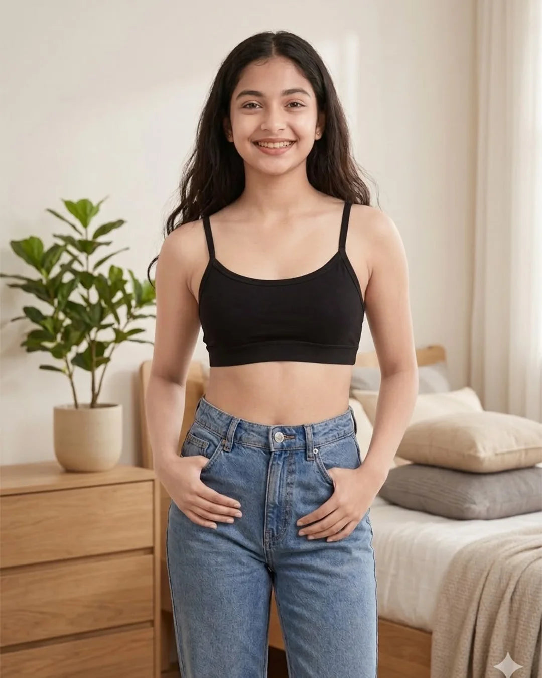 Teenager Beginners Bra Black