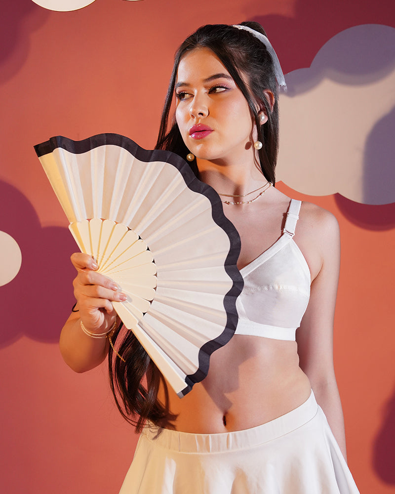Cross Fit Bra White