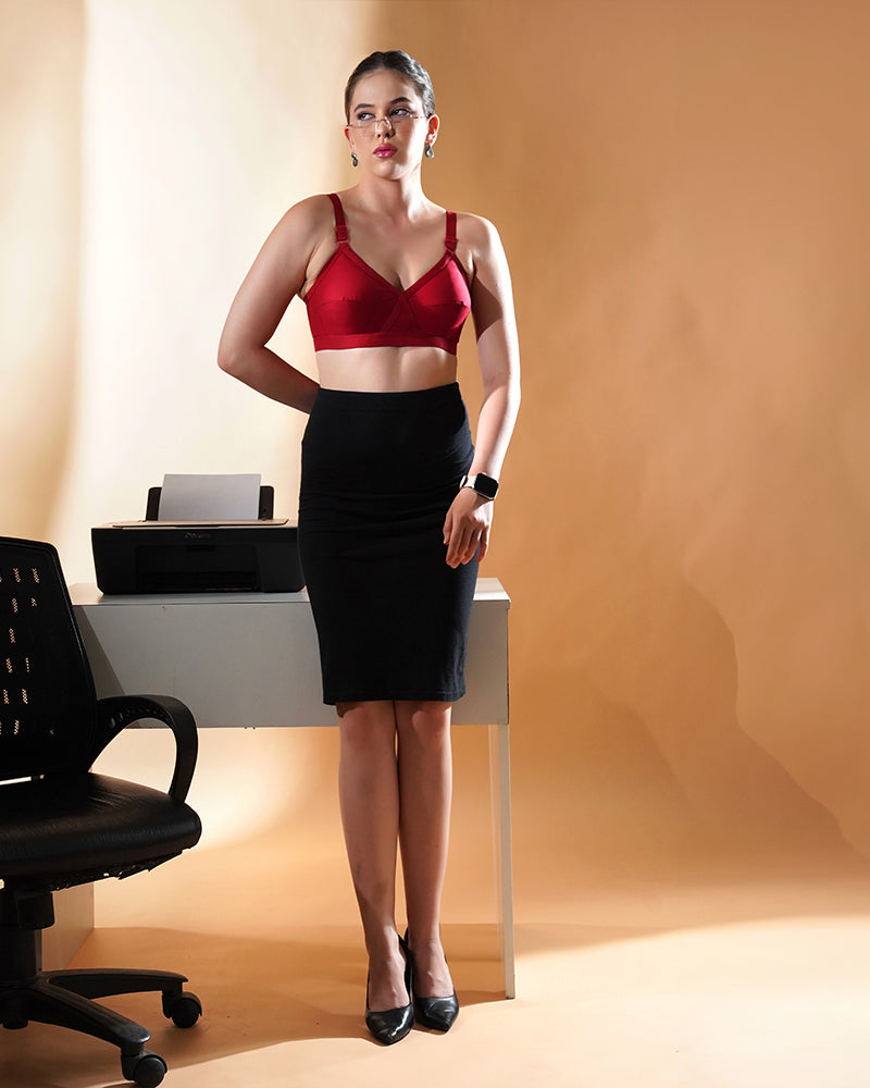 Cross Fit Bra Maroon