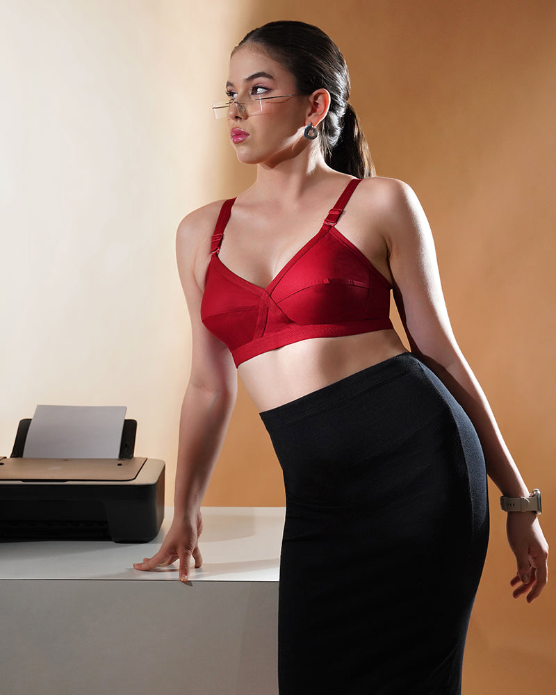 Cross Fit Bra Maroon
