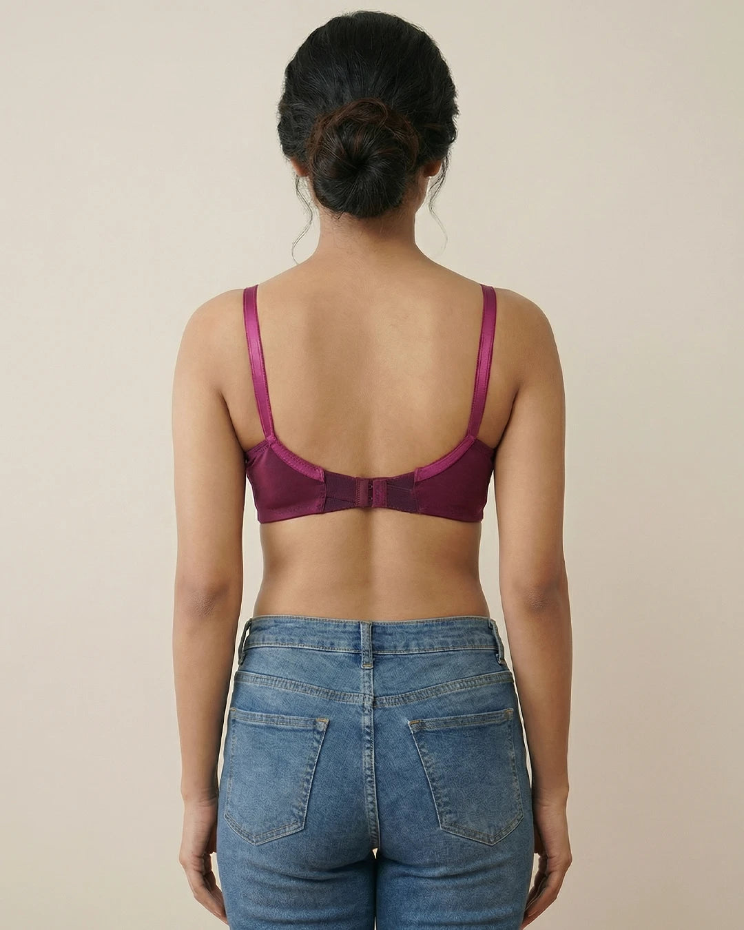 Teenager Cotton Bras With Lycra Straps – Purple