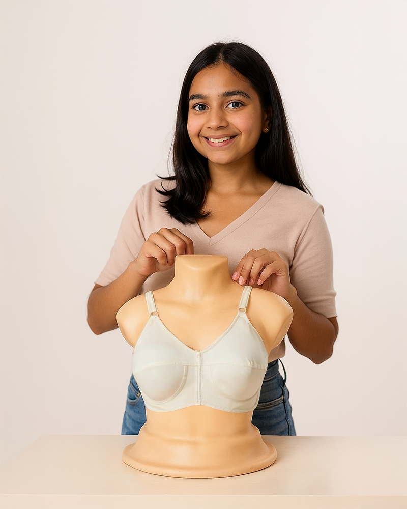 Teenager Cotton Bras With Lycra Straps – Skin