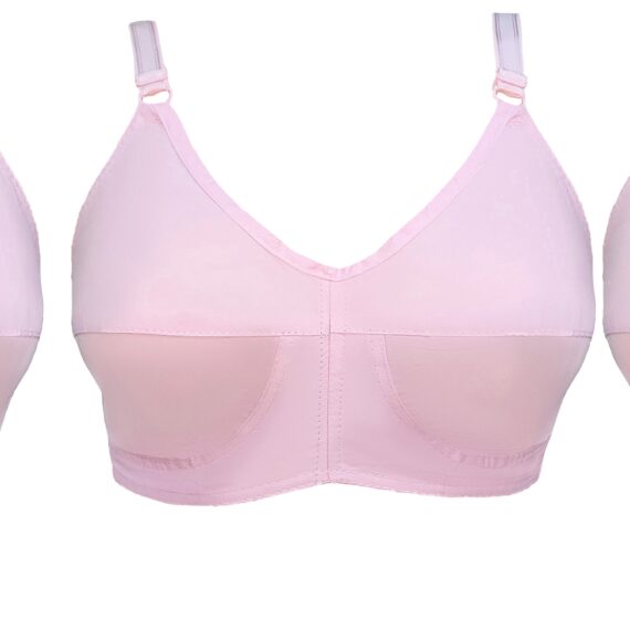 Pack of 3 Pink Bras for Teenagers